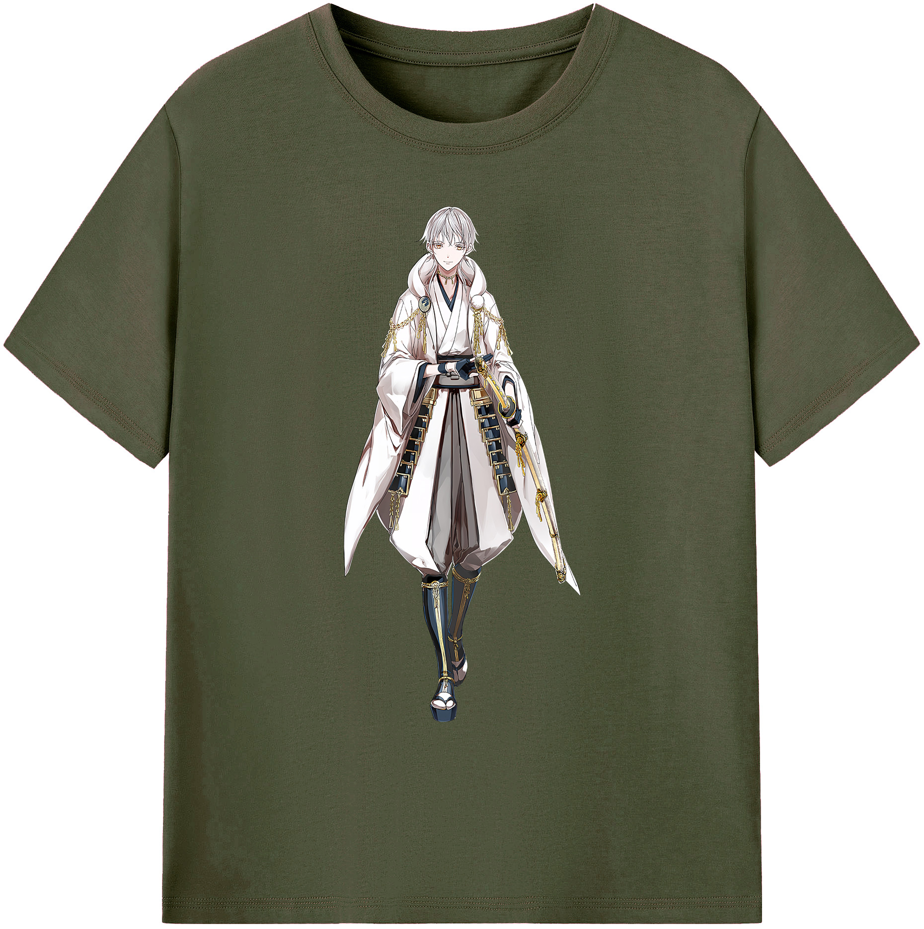 （画像用） 刀剣乱舞 Touken Ranbu 綿100％ メンズ半袖Tシャツ｜肌触りやわらか＆通気性